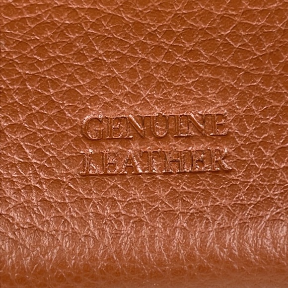 GIANI BERNINI ~ Softly Leather Mini Trifold Wallet ~ Cognac/Silver ~ NWT! - Picture 4 of 10